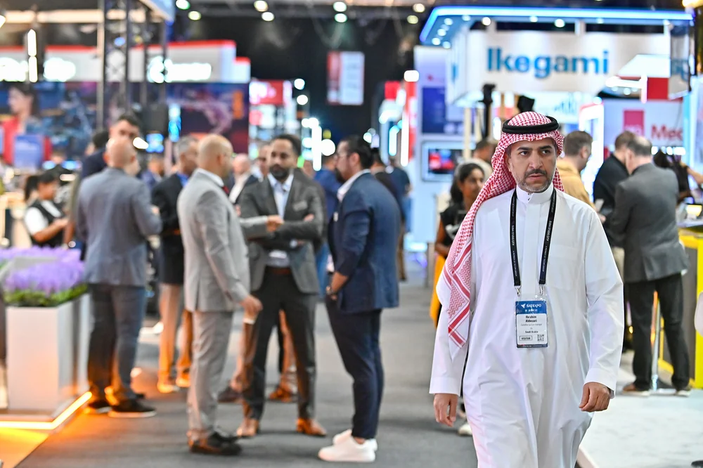 CABSAT conference stage