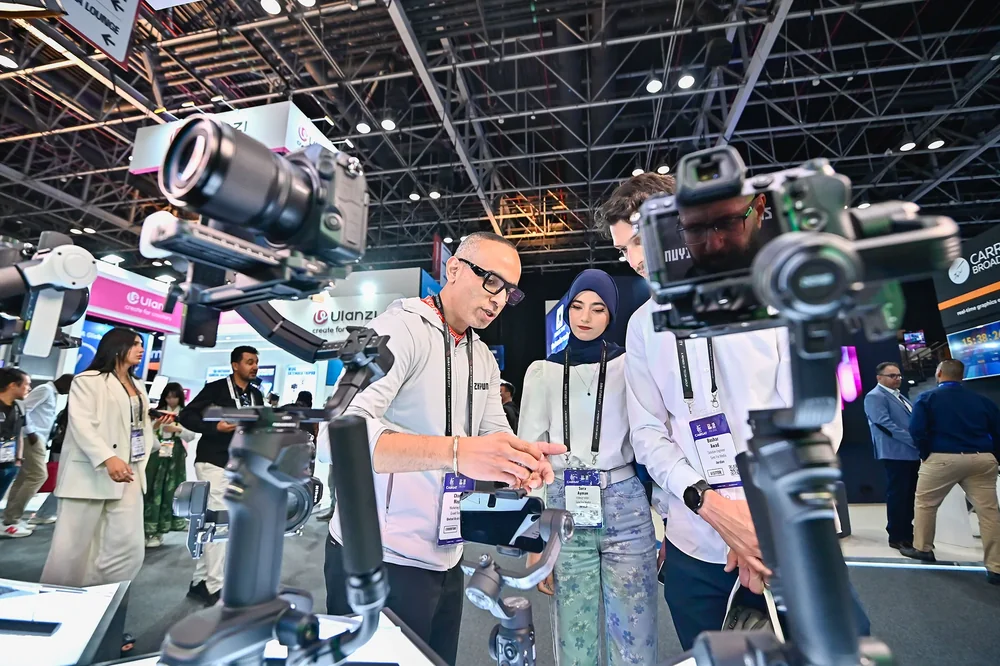 Media professionals at CABSAT