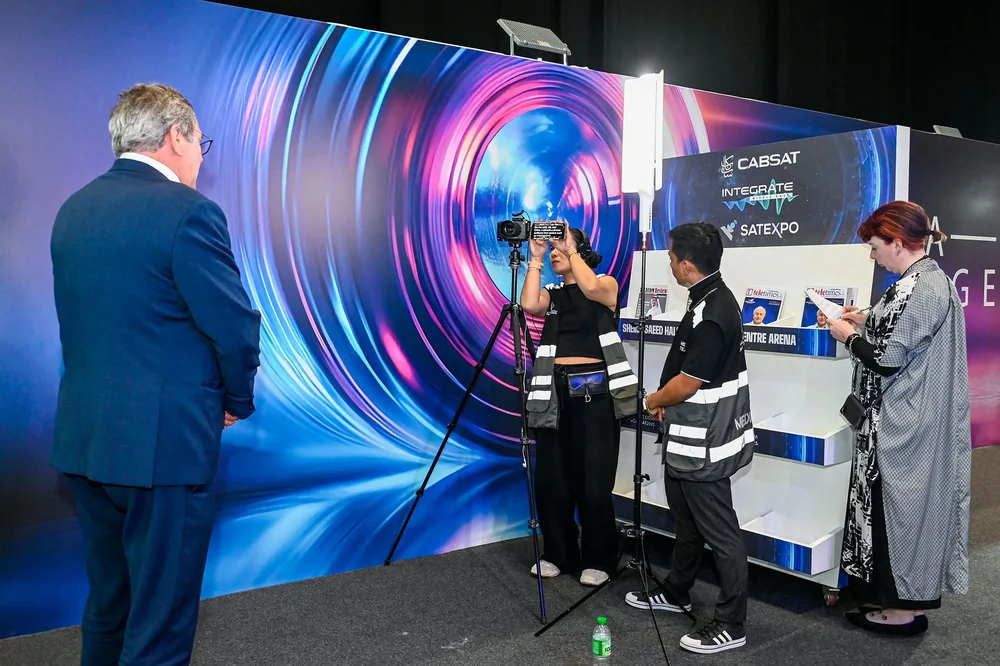 Satellite and broadcast displays at CABSAT