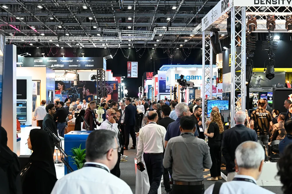 Attendees at the CABSAT event