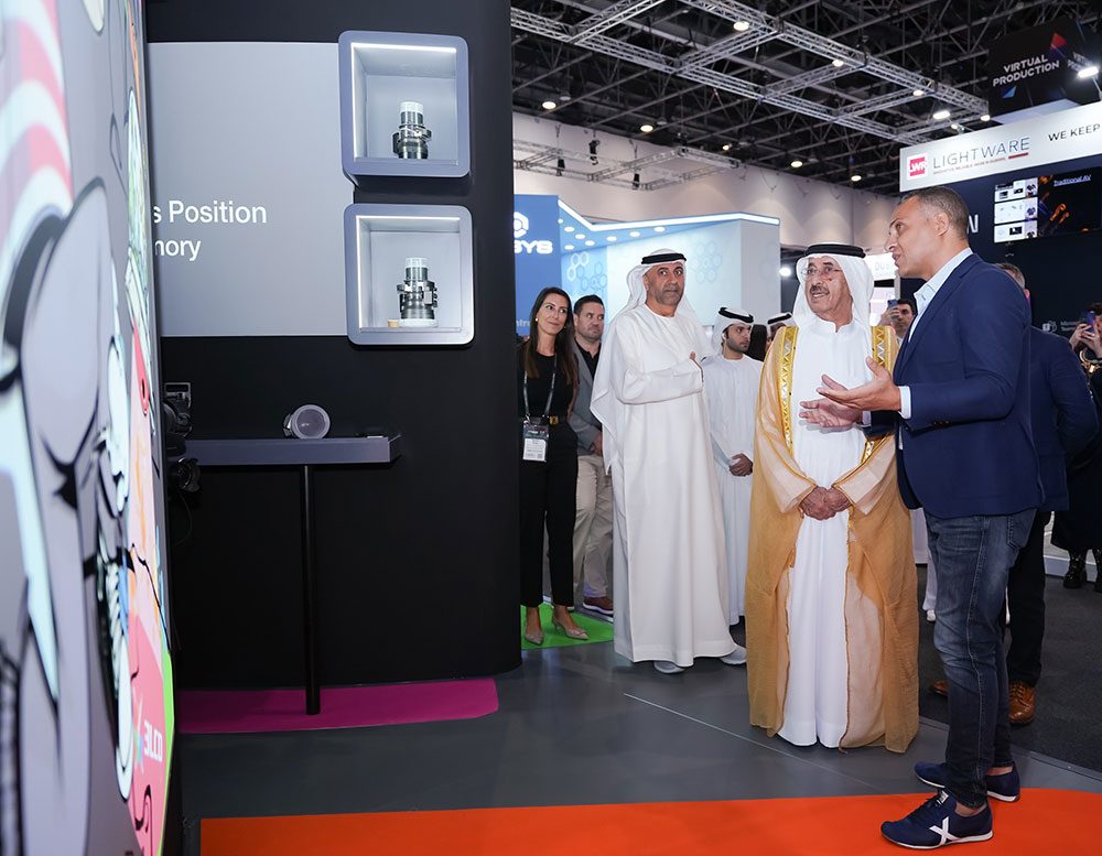 Hasher Bin Maktoum Al Maktoum inaugurates CABSAT 2024 and Integrate Middle East 2024 at the Dubai Exhibition Center